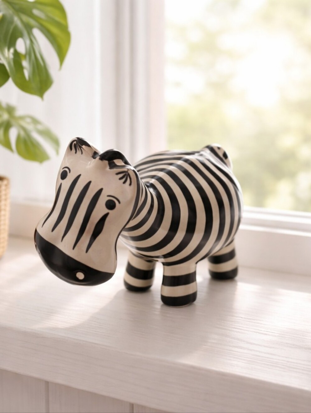 Carved Soapstone Zebra